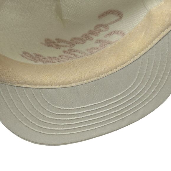 Vintage 90s Conoco Challenge Hat Cap White Oil Gas Petroleum USA Made Snapback - Picture 5 of 9
